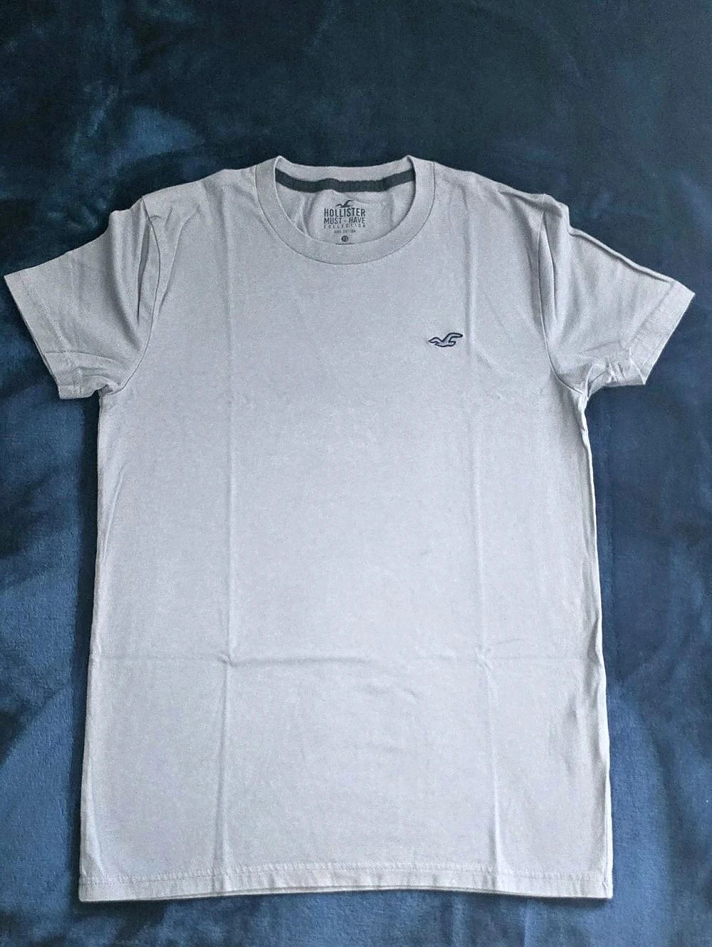 Hollister Must-Have Collection T-Shirt Cotton Tee in Gray Size XS